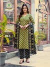 Ajarakh Vol 1 By Passion Tree Cotton Printed Kurti With Bottom Dupatta 
